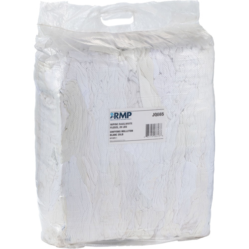 Chiffons, Molleton, Blanc, 20 lb Quali-T-Solutions