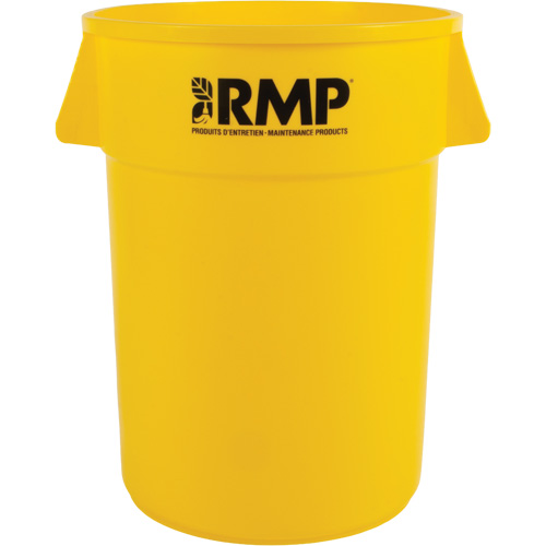 Garbage Bin, Polyethylene, 44 US gal. Quali-T-Solutions