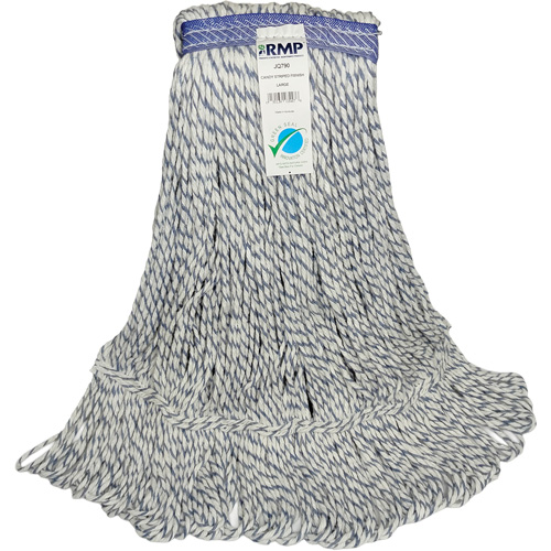 Candy-Striped Mop Head, Floor Finishing, Synthetic, Loop Style Quali-T-Solutions