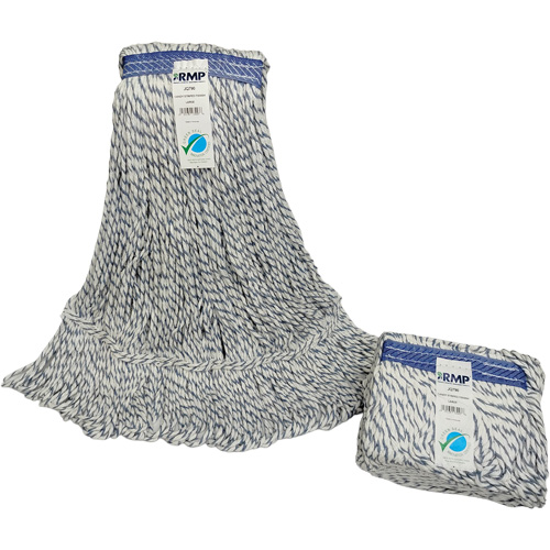 Candy-Striped Mop Head, Floor Finishing, Synthetic, Loop Style Quali-T-Solutions