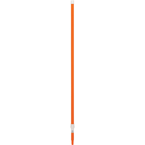 Manche, Balai/Brosse/Vadrouille &agrave; &eacute;pousseter/Support &agrave; tampon/Grattoir/Raclette/Vadrouille humide, Orange, T&eacute;lescopique, 62" - 109-2/5" lo Quali-T-Solutions
