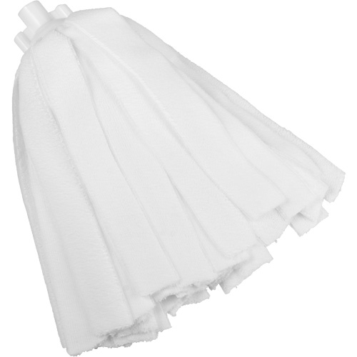 Vadrouille &agrave; fente, blanc, Microfibre, Style Coup&eacute; Quali-T-Solutions
