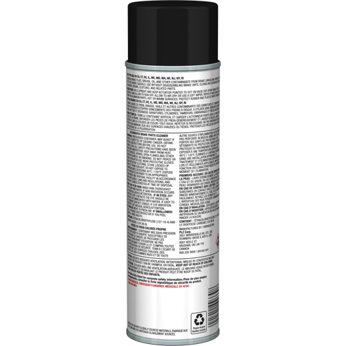 Nettoyant pour pi&egrave;ces de freins Pro Line avec tr&egrave;s faible teneur en COV, Canette a&eacute;rosol Quali-T-Solutions