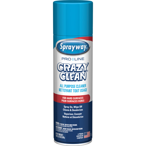 Pro Line Crazy Clean&reg; All Purpose Crazy Cleaner, 19 oz., Aerosol Can Quali-T-Solutions