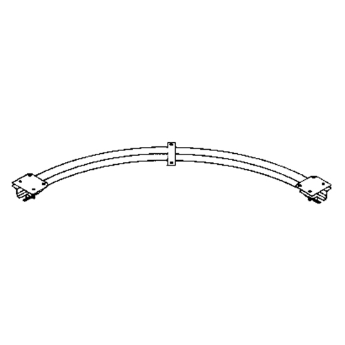 Ceiling Mounted 90° Curved Curtain Partition Track, 3' L Quali-T-Solutions