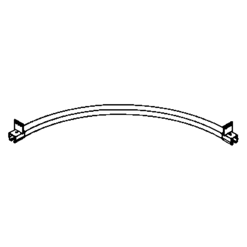 Beam Mounted 90° Curved Curtain Partition Track, 3' L Quali-T-Solutions