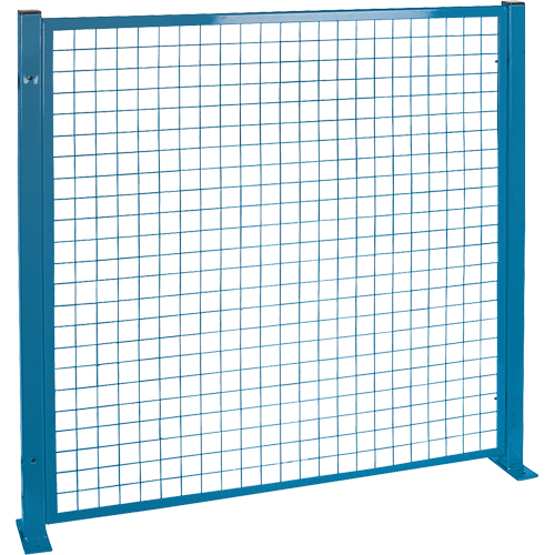 Perimeter Guards - Mesh Style, 4' H x 4' W, Blue Quali-T-Solutions