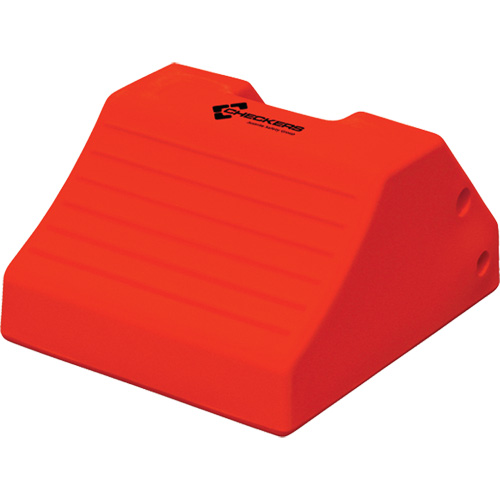 Heavy-Duty Wheel Chocks, Polyurethane, Safety Yellow, 15-1/2" W x 17-7/10" D x 10" H Quali-T-Solutions