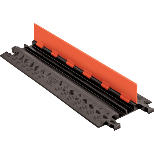 Protecteur de c&acirc;ble &agrave; profil bas Guard Dog, 2 canaux, 36" lo x 11,94" la x 1,25" h Quali-T-Solutions