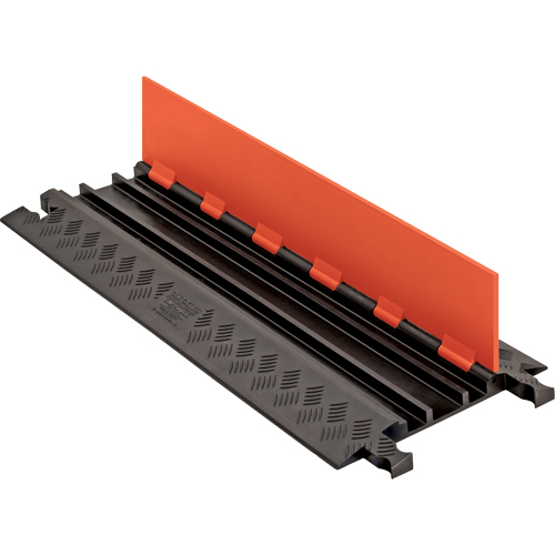 Protecteur de c&acirc;ble &agrave; profil bas Guard Dog, 3 canaux, 36" lo x 13,8" la x 1,25" h Quali-T-Solutions