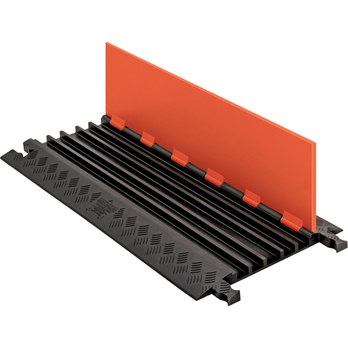 Protecteur de c&acirc;ble &agrave; profil bas et 5 canaux Guard Dog, 5 canaux, 36" lo x 16,9" la x 1,25" h Quali-T-Solutions
