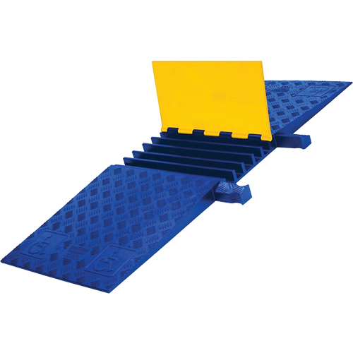Yellow Jacket&reg; Heavy Duty ADA/DDA Cable Protector, 5 Channels, 18" L x 50" W x 1.875" H Quali-T-Solutions