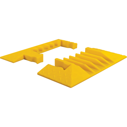 Yellow Jacket&reg; 5-Channel Heavy Duty Cable Protector - End Caps Quali-T-Solutions