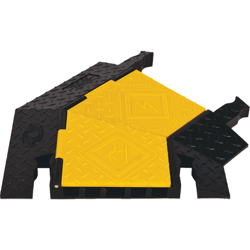 Yellow Jacket&reg; 5-Channel Heavy Duty Cable Protector - Right Turn Quali-T-Solutions