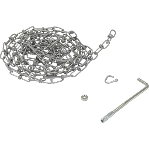 Chaîne &agrave; double boucle avec crochet de suspension Quali-T-Solutions