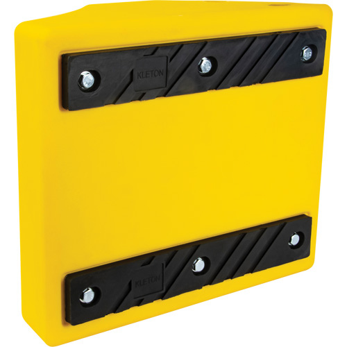 Heavy-Duty Wheel Chocks, Urethane, Yellow, 15-1/2" W x 17-7/10" D x 10" H Quali-T-Solutions