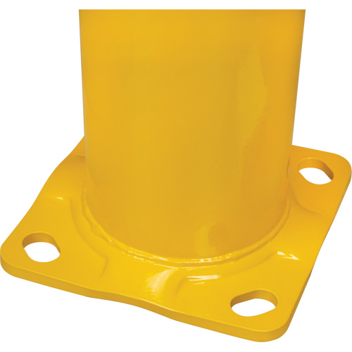 Safety Bollard, Steel, 36" H x 5-1/2" W, Yellow Quali-T-Solutions