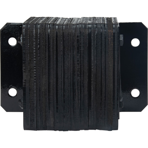 Laminated Dock Bumpers, Horizontal, Rubber, 12" W x 4" D x 10" H Quali-T-Solutions