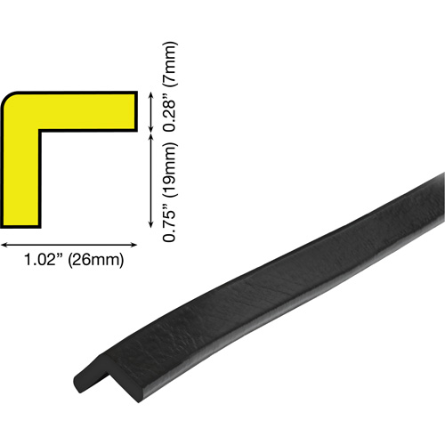 Butoir de protection de coin mod&egrave;le E 5M Quali-T-Solutions