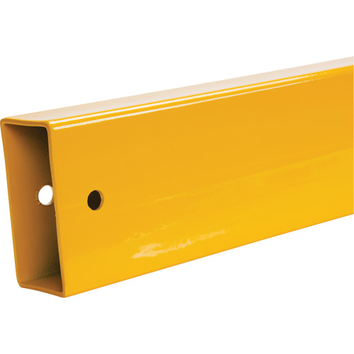 Lift-Out Light-Duty Guard Rail, Steel, 10' L x 4" H, Safety Yellow Quali-T-Solutions