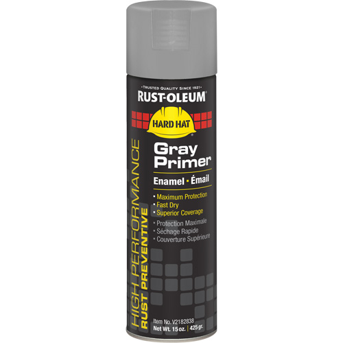 V2100 System Enamel Spray Primer, Gray, Matte, 15 oz., Aerosol Can Quali-T-Solutions