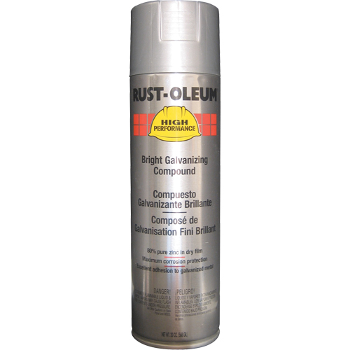 Compos&eacute; galvanisant brillant &agrave; vaporiser, Canette a&eacute;rosol Quali-T-Solutions