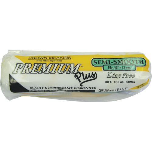 Manchon de rouleau &agrave; peinture non pelucheux professionnel, Nap 13 mm (1/2"), 240 mm (9-1/2") l Quali-T-Solutions