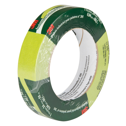 Painter's Masking Tape 205, 24 mm (1") x 55 m (180'), Green Quali-T-Solutions