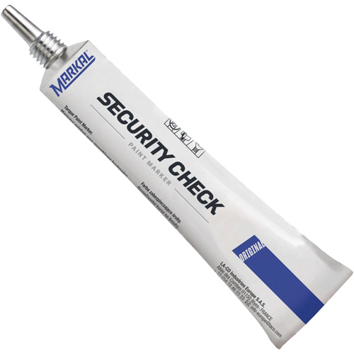 Marqueur de peinture de contr&ocirc;le de s&eacute;curit&eacute;, 1,7 oz, Tube, Bleu Quali-T-Solutions