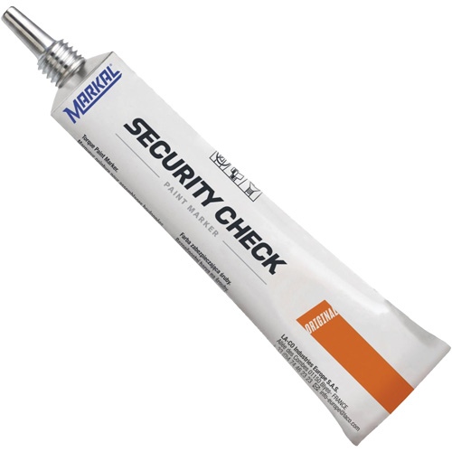 Marqueur de peinture de contr&ocirc;le de s&eacute;curit&eacute;, 1,7 oz, Tube, Orange Quali-T-Solutions