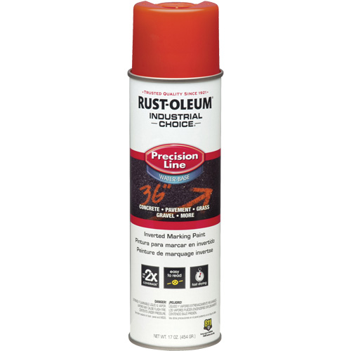 Peinture de marquage lin&eacute;aire de pr&eacute;cision &agrave; base d'eau M1800, 17 oz, Canette a&eacute;rosol Quali-T-Solutions