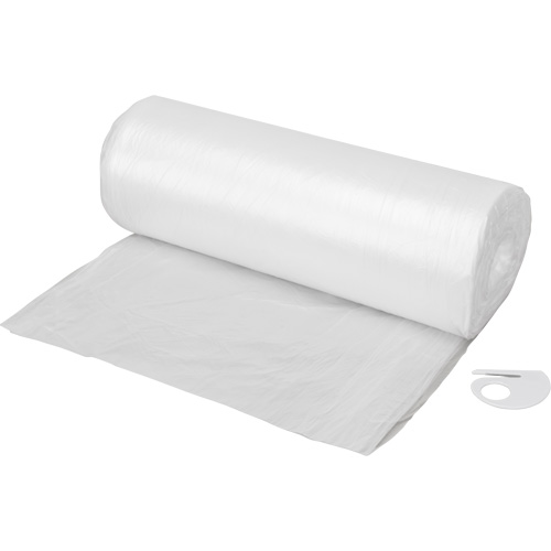 Drop sheet, 400' L x 9' W, Plastic Quali-T-Solutions