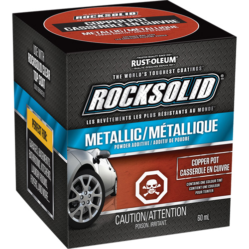 RockSolid&reg; Metallic Powder Additive, 60 mL, Bottle, Copper Pot Quali-T-Solutions