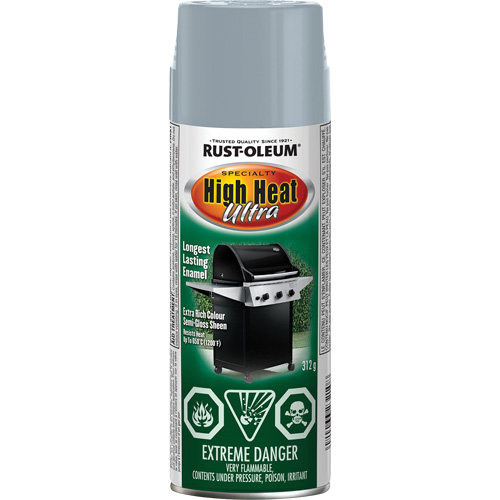 Specialty High Heat Ultra Enamel Spray Paint, Aerosol Can, Silver Quali-T-Solutions