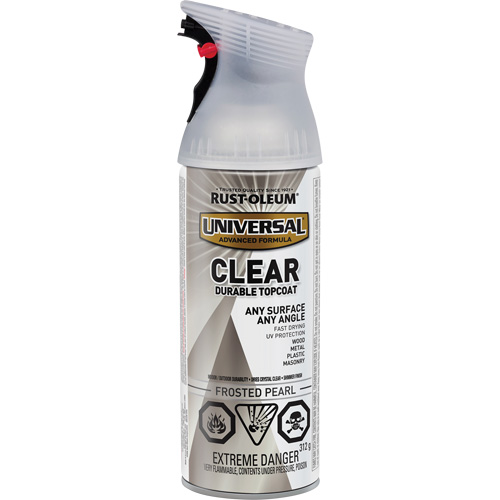 Universal Durable Top Coat, 312 g, Aerosol Can, Frosted Pearl Quali-T-Solutions