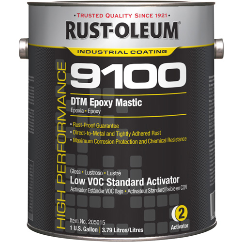 9100 System DTM Epoxy Mastic Standard 250 VOC Activator, Gallon Quali-T-Solutions
