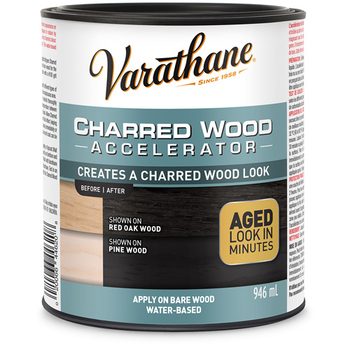 Acc&eacute;l&eacute;rateur de vieillissement du bois Varathane, 946 ml, Canette, Noir Quali-T-Solutions