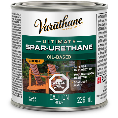 Fini diamant pour bois Varathane ext&eacute;rieur, 236 ml, Transparent, Brillant Quali-T-Solutions