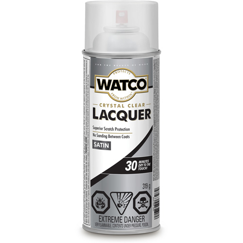 Laque pour bois Watco, 319 g, Transparent, Satin Quali-T-Solutions