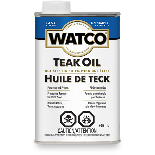 Huile de teck Watco, 946 ml, Transparent, Transparent Quali-T-Solutions