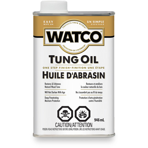 Huile dabrasin Watco, 946 ml, Transparent, Transparent Quali-T-Solutions