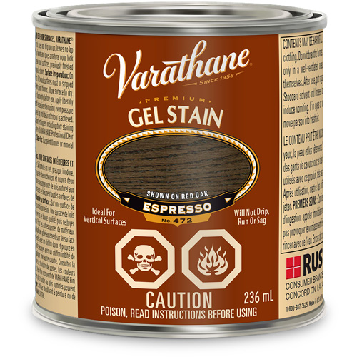 Teinture en gel de qualit&eacute; sup&eacute;rieure Varathane, 236 ml, Espresso Quali-T-Solutions
