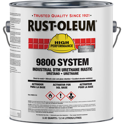 Activateur pour le syst&egrave;me de mastic &agrave; lur&eacute;thane 9800 DTM, 1 gal. Quali-T-Solutions