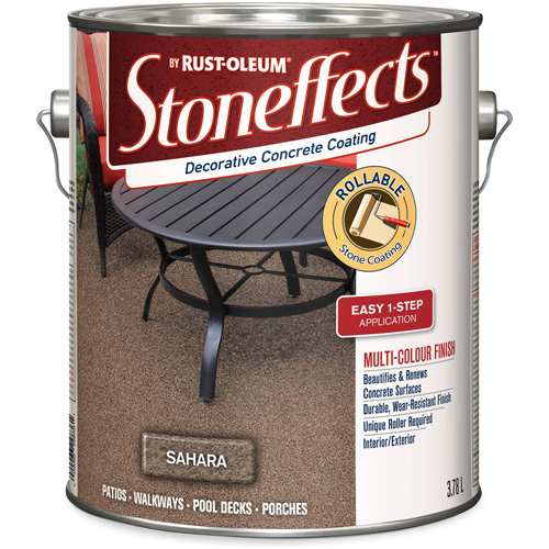 Rev&ecirc;tement de b&eacute;ton d&eacute;coratif Stoneffects, 3,78 L, Textur&eacute;, Beige Quali-T-Solutions