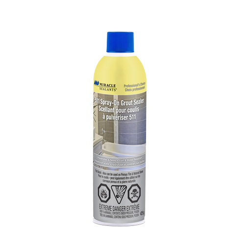 Miracle Sealants&reg; 511 Spray-On Grout Sealer, Aerosol Can Quali-T-Solutions