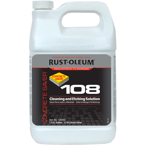 Solution de nettoyage et de gravure 108 Concrete Saver Quali-T-Solutions