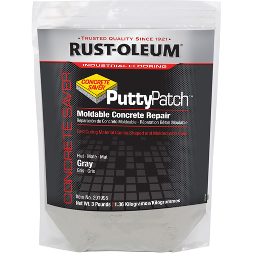 Concrete Saver Putty Patch Patching Material, Bag, Grey Quali-T-Solutions