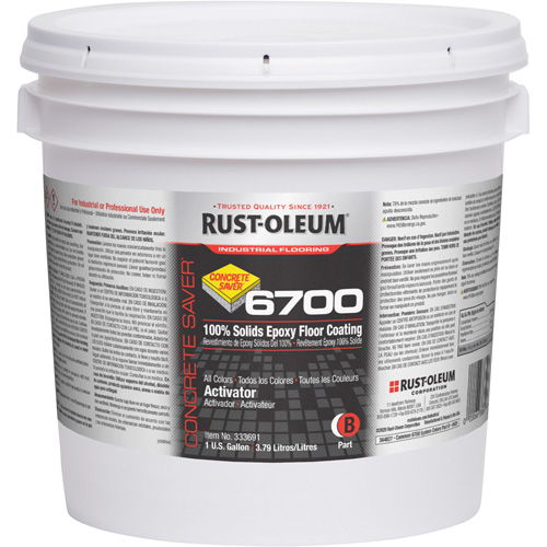 Rev&ecirc;tement pour plancher &agrave; d&eacute;lai dutilisation allong&eacute; du syst&egrave;me 6700, 1 gal., &eacute;poxy, Tr&egrave;s brillant Quali-T-Solutions