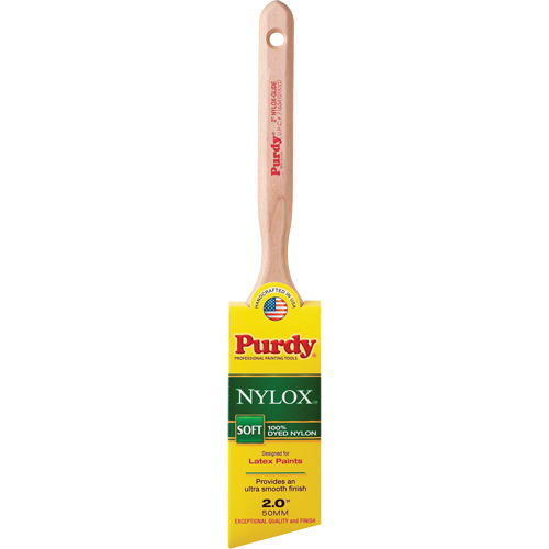 Nylox Glide Paint Brush, Nylon, Wood Handle, 2" Width Quali-T-Solutions