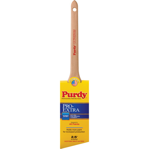 Pro-Extra Dale Paint Brush, Blended Material, Wood Handle, 2-1/2" Width Quali-T-Solutions